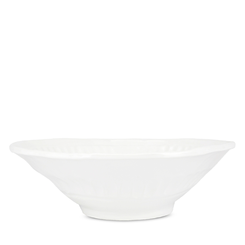 Vietri Pietra Serena Medium Serving Bowl In White