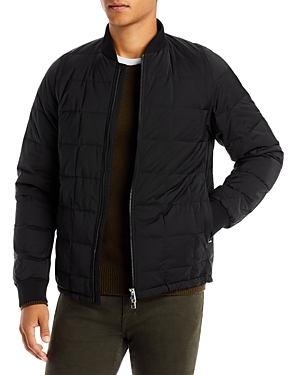 Theory Varet Quilted Bomber Jacket In Black