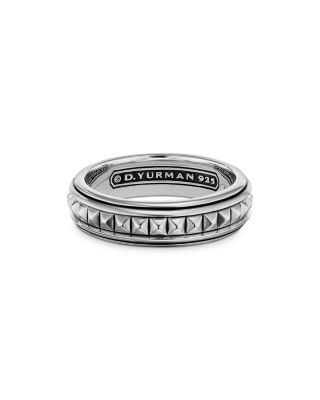 David Yurman - Men's Sterling Silver Pyramid Band