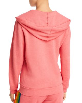 aviator nation ninja moletom com capuz pink