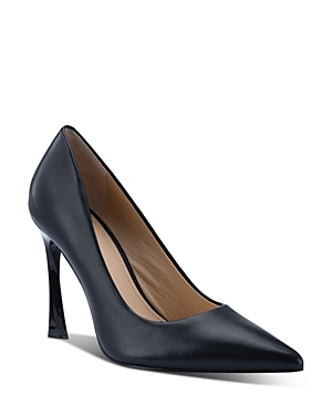 Marc Fisher Ltd Women's Sassie Pointed Toe Pumps In Black Leather