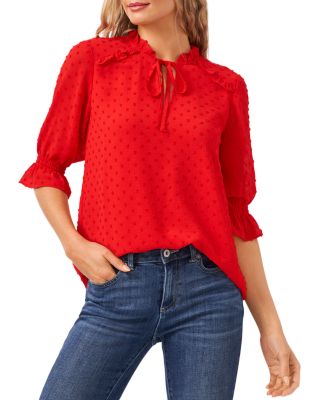 CeCe - Clip Dot Blouse