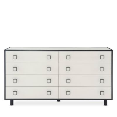 Silhouette 8 Drawer Dresser with Square Hardware