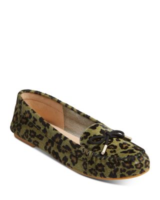 Jack Rogers Women's Millie Bow Calf Hair Moccasin Flats