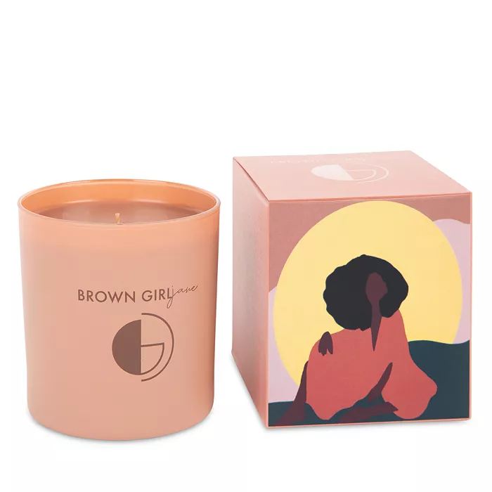  BROWN GIRL Jane Warm Cashmere Perfumed Candle 4.33 oz.