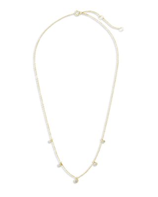 Sterling Forever Bezel Charm Necklace, 16