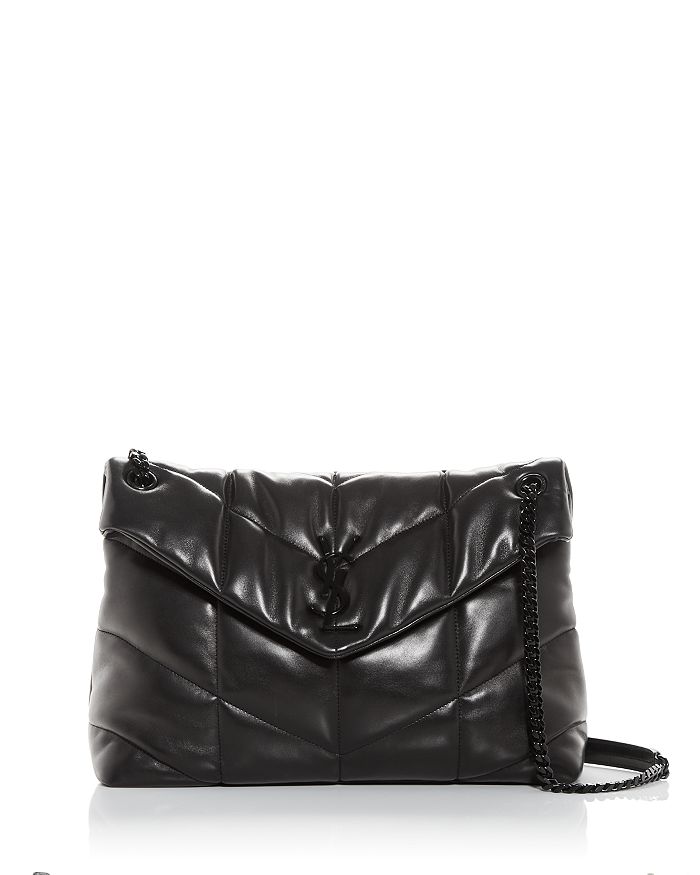 SAINT LAURENT Puffer small quilted leather shoulder bag