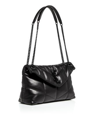  Puffer Small Convertible Shoulder Bag In Nappa Leather Monotone