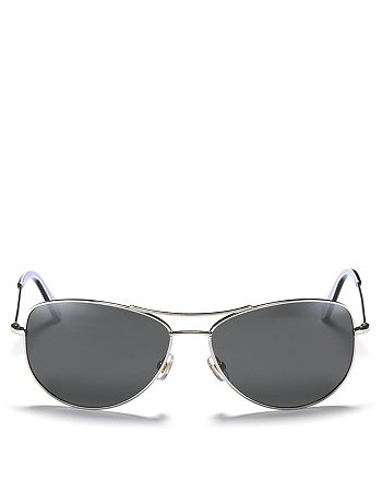 kate spade new york Ally Polarized Aviator Sunglasses, 60mm | Bloomingdale's