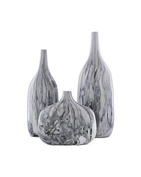 Surya - Marble-Style Decorative Bottle, Set of 3