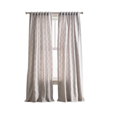 Peri Home - Mallorca Embroidery Back Tab Window Panel, Pair