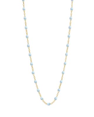 18K Yellow Gold Classic Gigi Resin Bead Collar Necklace, 16.5"