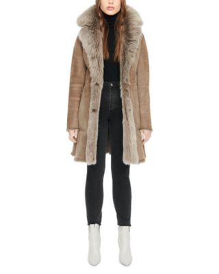 shearling coat bloomingdale's