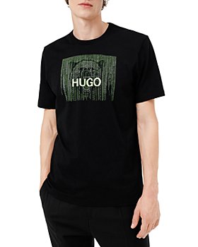 HUGO - Dintage Cotton Logo Graphic Tee