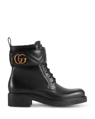 gucci black combat boots