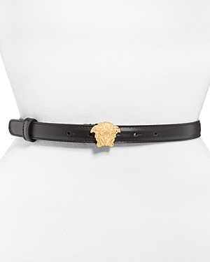 Versace Women's La Medusa Belt In Black