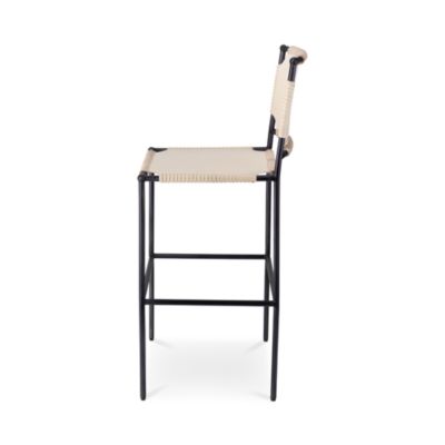 Asher Leather Bar Stool
