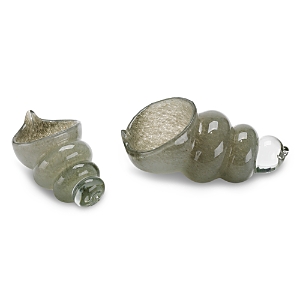 Jamie Young Ariel Shells, Set Of 2 In Gray