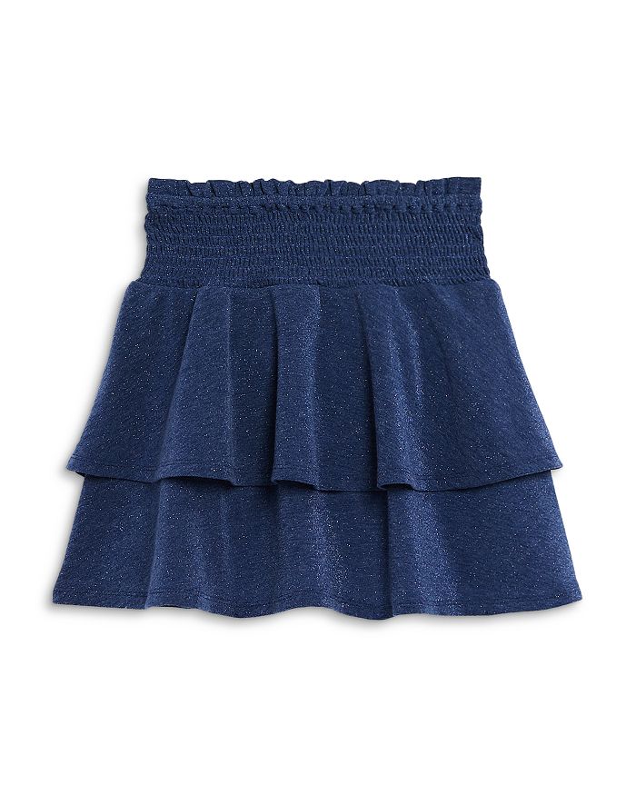 AQUA - Girls' Tiered Smocked Waist Skirt, Big Kid - 100% Exclusive