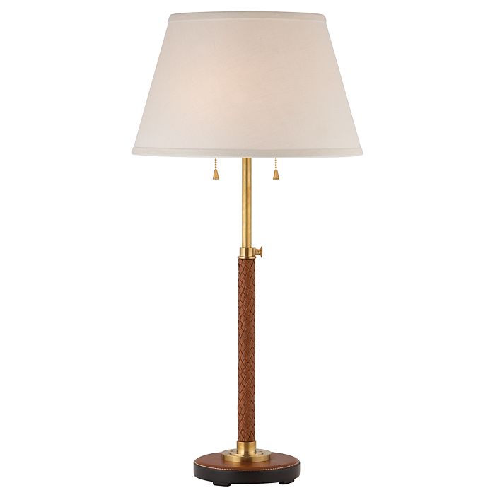 Ralph lauren leather top lamp