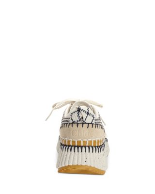 Women&#39;s Nama Woven Platform Low Top Sneakers