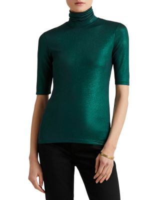 ralph lauren metallic top