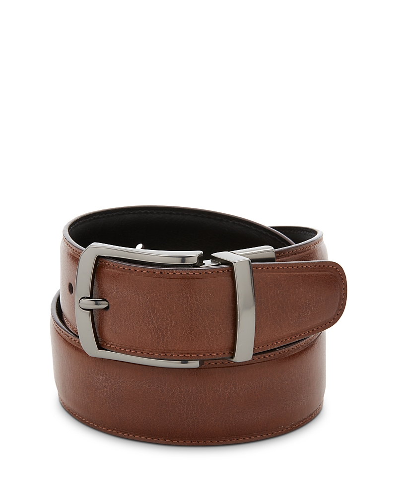 The Men's Store At Bloomingdale's Matte Metal Reversible Buckle Belt - Exclusive In Dirty Luggage