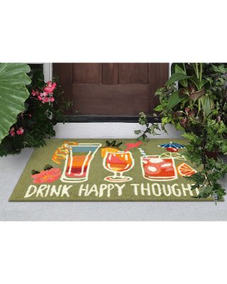 Frontporch Happy Drinks Outdoor Rug, 2' x 3'