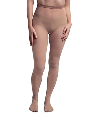 Nude Barre Footed Opaque Tights In 7am