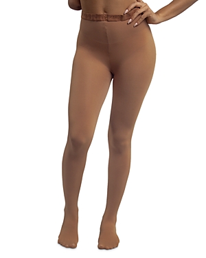 Nude Barre Footed Opaque Tights In 11am