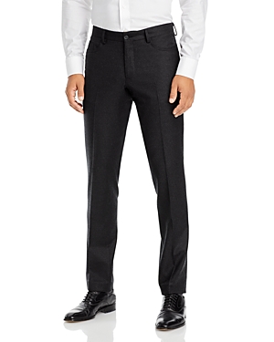 The Men's Store At Bloomingdale's Classic Fit Wool Dress Pants - 100% Exclusive In Black