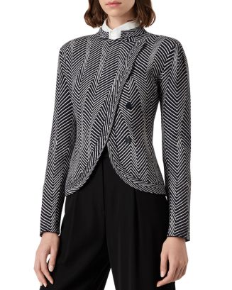 Emporio Armani Asymmetric Jacket | Bloomingdale's