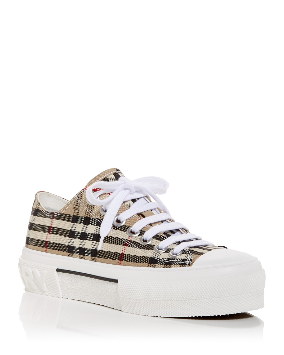 Women's Jack Vintage Check Platform Low Top Sneakers