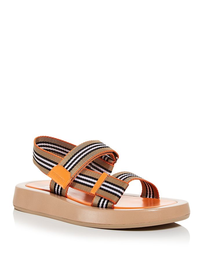 Trending Now: Burberry Icon Stripe Sandals