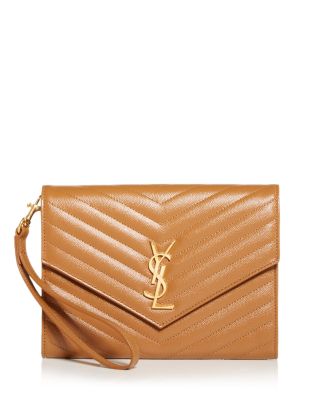 Saint Laurent Cassandre Matelasse Flap Pouch