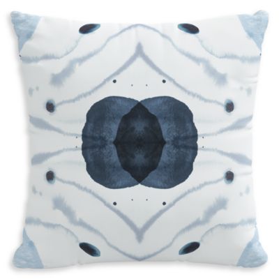 Sparrow & Wren - Delray Blue Down Pillow, 20" x 20"