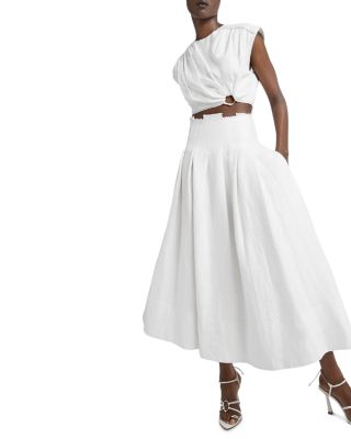 Aje Apres Linen Maxi Skirt | Bloomingdale's Women