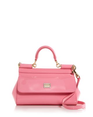 Dolce & Gabbana Small Patent Leather Sicily Bag | Bloomingdale's