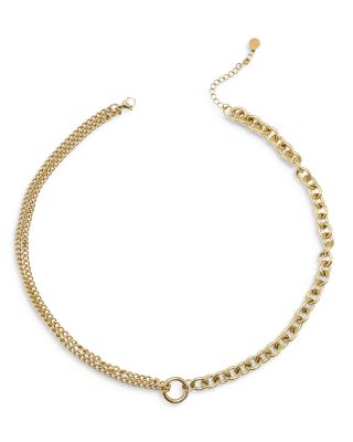 Funny She Took Me There Too Mixed Chain Necklace, 18"
