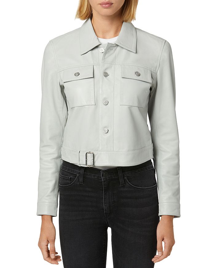 Hudson Lola Leather Military Jacket Bloomingdale s