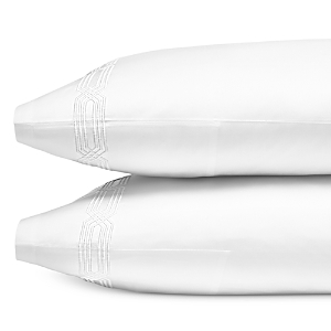 Hudson Park Collection Italian Tivoli Embroidered Standard Pillowcase, Pair - 100% Exclusive In White