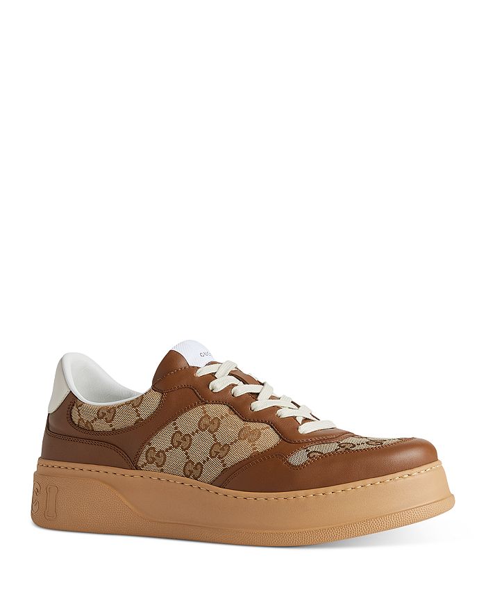 Gucci Men's Chunky B Lace Up Sneakers | Bloomingdale's