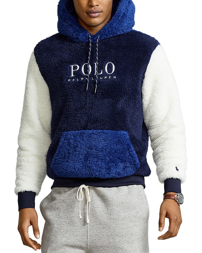 Polo Ralph Lauren Men's Big & Tall Monogram Fleece Hoodie - Macy's
