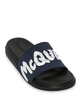 Alexander McQUEEN - Men's Logo Slide Sandals