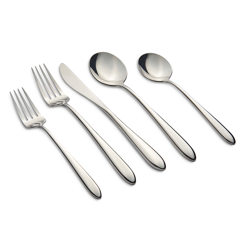 Cambridge Silversmiths Radin Mirror 20-piece Flatware Set, Service For 4 In Silver