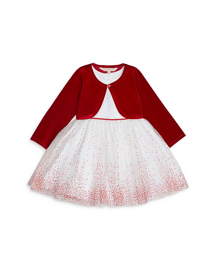 Girls top velvet shrug