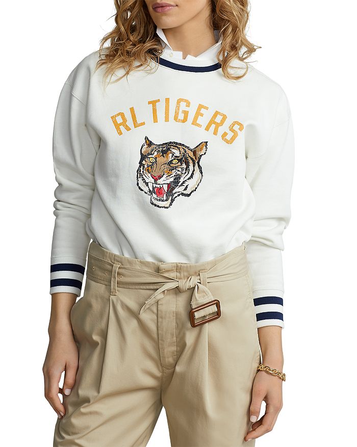 Ralph Lauren Long Sleeve Tiger Sweatshirt | Bloomingdale's