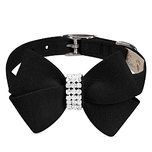 Shop Susan Lanci Designs Nouveau Bow 1/2 Collar In Black
