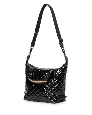 Small Lacquer Sutton Deluxe Top Handle Bag