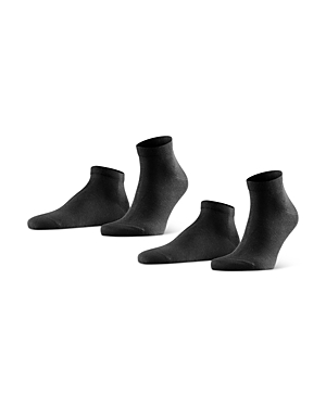 Falke Happy Ankle Socks, Pack Of 2 In Black